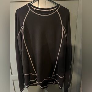 LL Bean Midweight Base Layer Crew Top